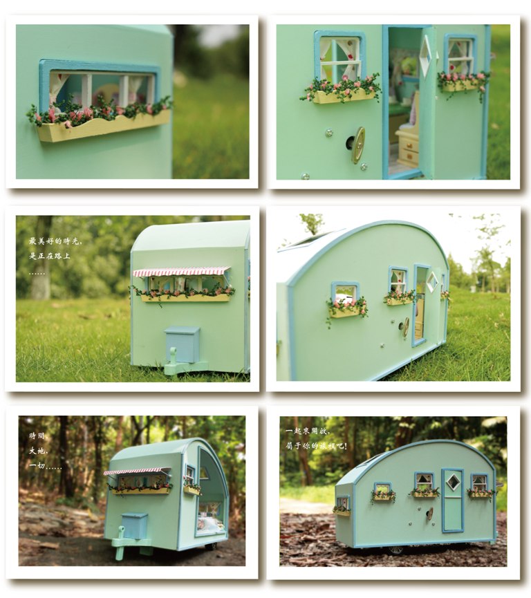 DREAM Dollhouse Miniature (DIY KIT) A016,TIME TRAVEL MOBIL HOME eBay