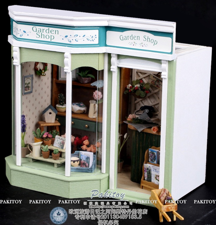 DOLLHOUSE MINIATURE OF EUROPEAN TRAVEL JOURNAL (PT01), FLOWER SHOP eBay