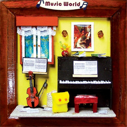 DIY KIT: 3D Picture Frame Life Series - Music World