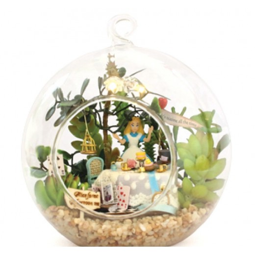 DIY KIT : Mini Glass Ball - Alice Forest afternoon Tea time