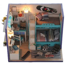 DIY KIT: Dollhouse Crystall Room - My Little Buddies (Blue)