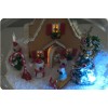 DIY KIT: Mini Glass Ball - White Christmas House