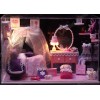 DIY KIT: LED Light Crystal Dollhouse Miniature "Fantasy Princess Room" 