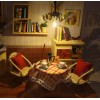 DIY KIT: LED Light Crystal Dollhouse Miniature "Dense Feeling Moment" 