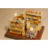DIY KIT: LED Light Crystal Dollhouse Miniature "My Bakery" 